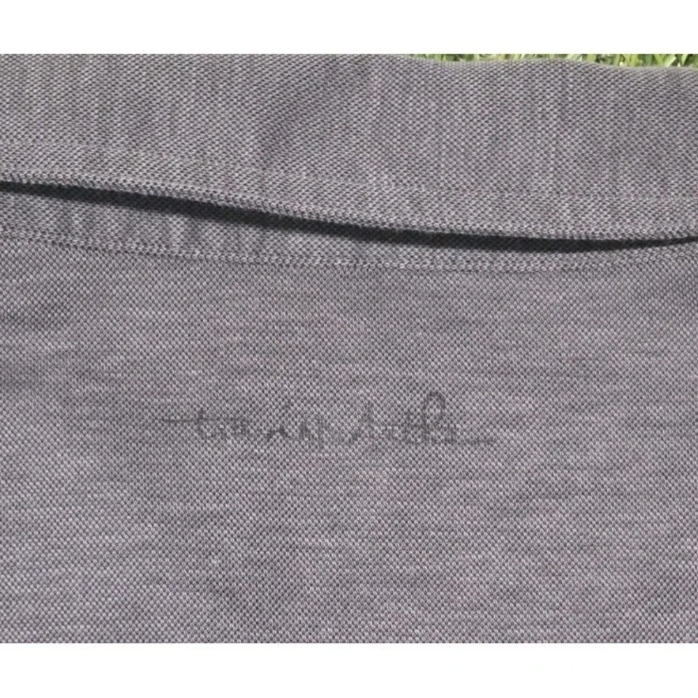 Travis Mathew Performance Stretch Golf Polo Shirt Mens XL Charcoal Heather - Picture 5 of 8